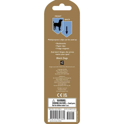 Black Dogs I-Clips Magnetic Page Markers