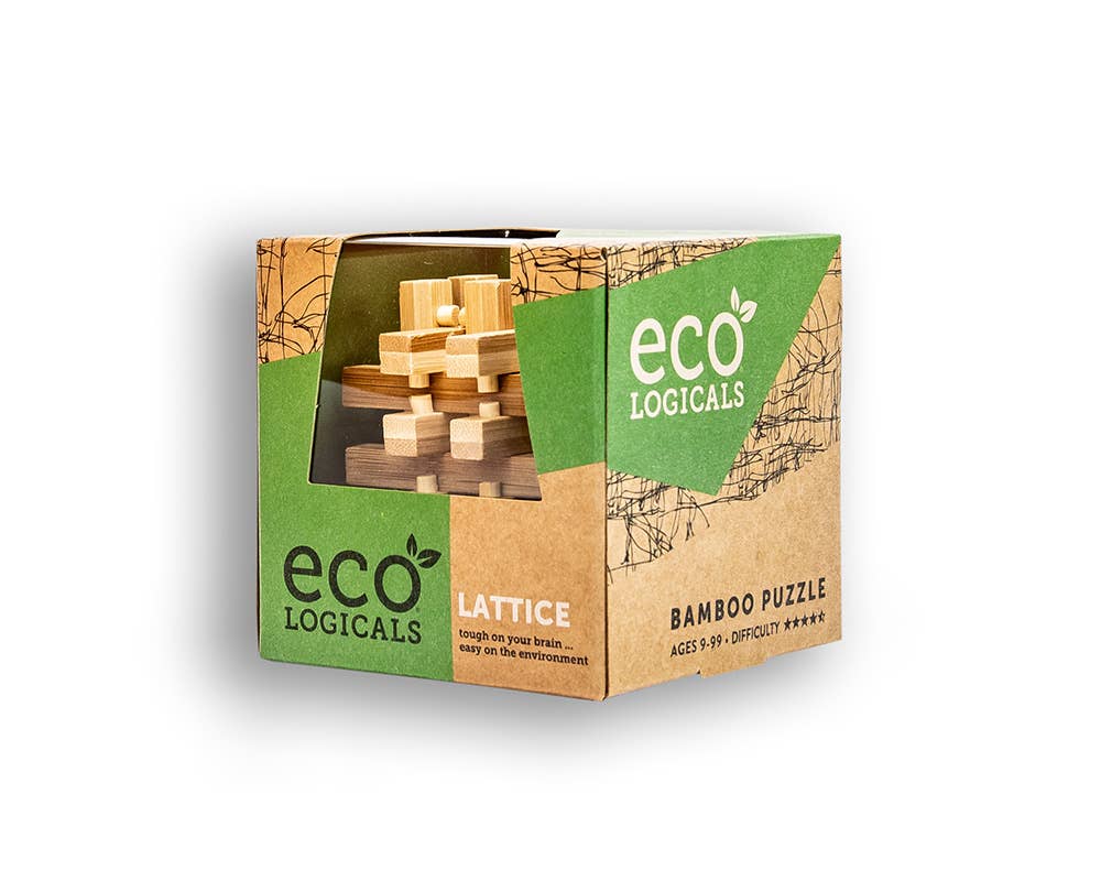 Large Ecological Wood Puzzle - Lattice