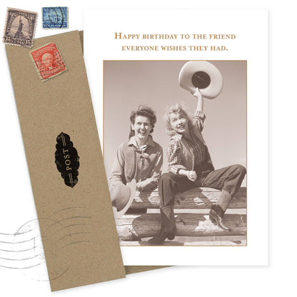 Hats Off  Birthday Card