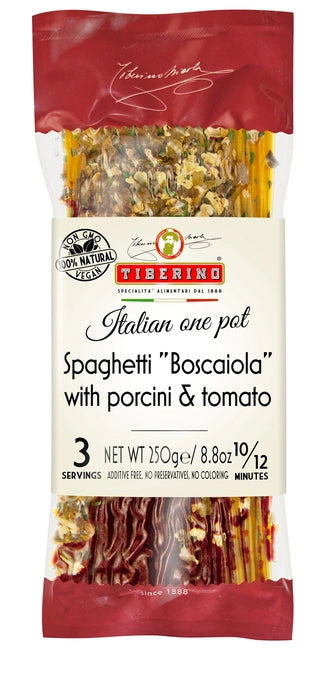 Tiberino Spaghetti with Porcini and Tomato