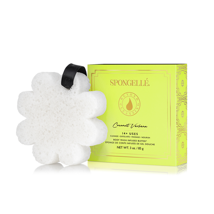 Coconut Verbena Boxed Flower Body Wash Infused Sponge