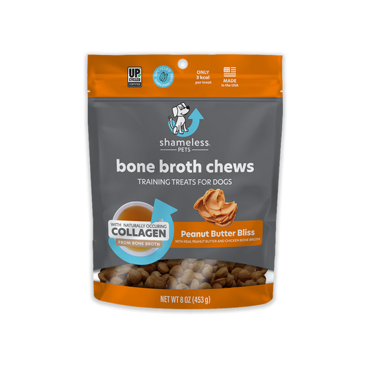 Peanut Butter Bliss Bone Broth Dog Training Treats