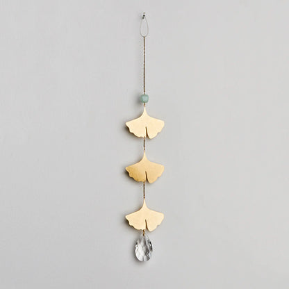 Suncatcher - Botanical Leaf/Amazonite