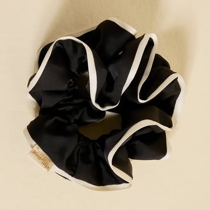 Black Ruffle Up Scrunchie