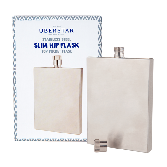 Modern Stainless Steel Slim Hip Flask