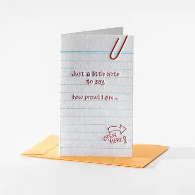How Proud I Am Mini Greeting Card