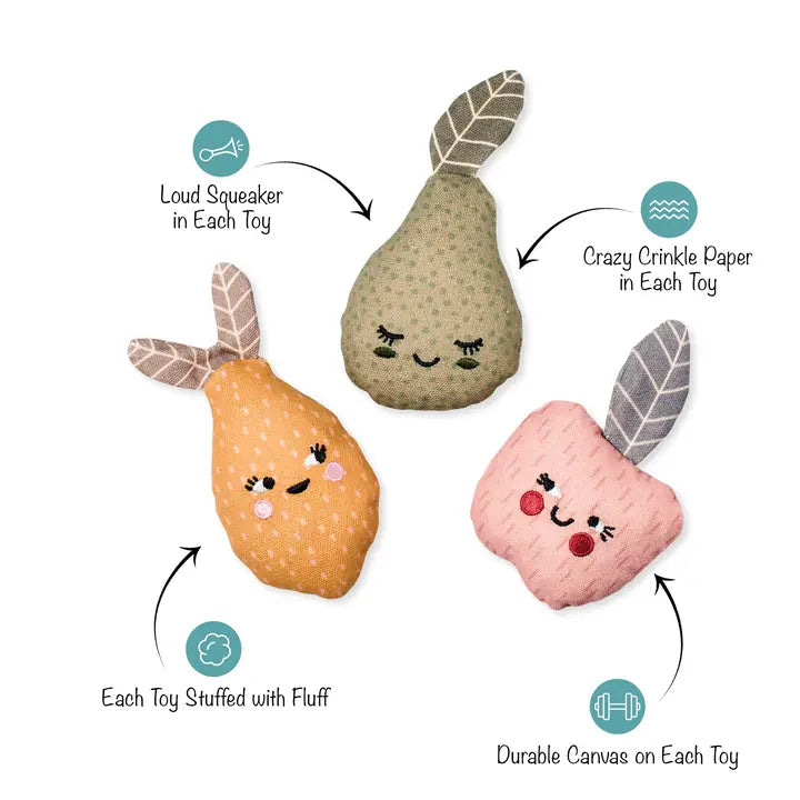 Freshly Picked Dog Toy Set