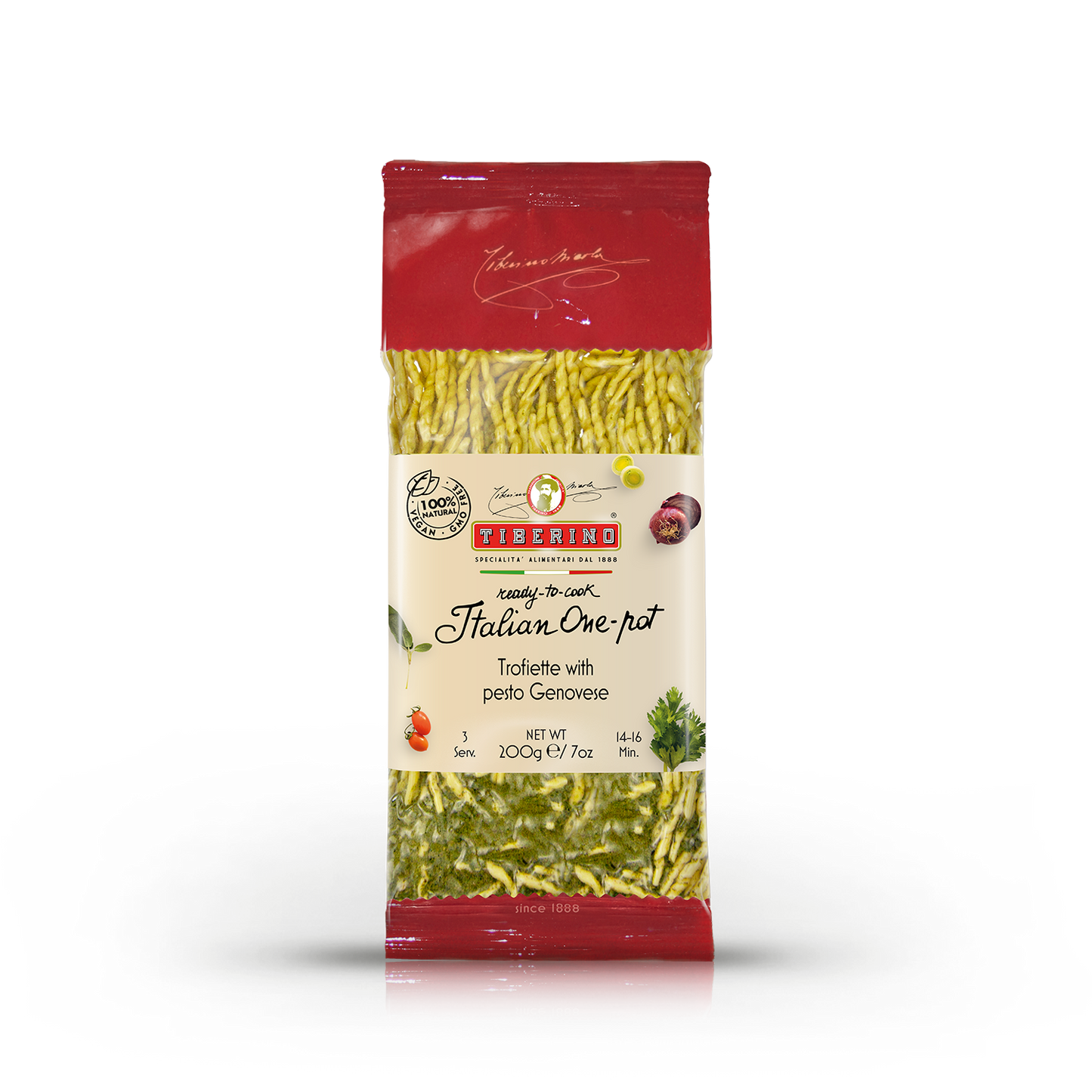 Trofiette with Basil Pesto