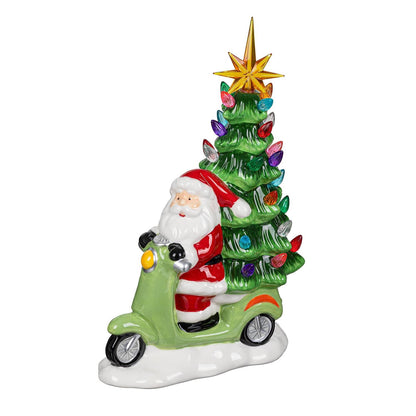 Scootin’ Santa Delivering Tree