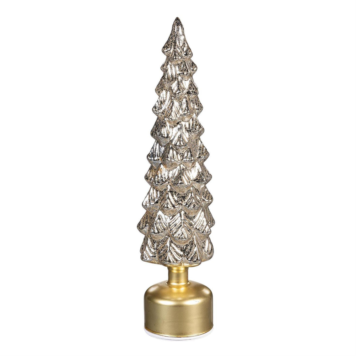 LED Rotating Glass Tree
