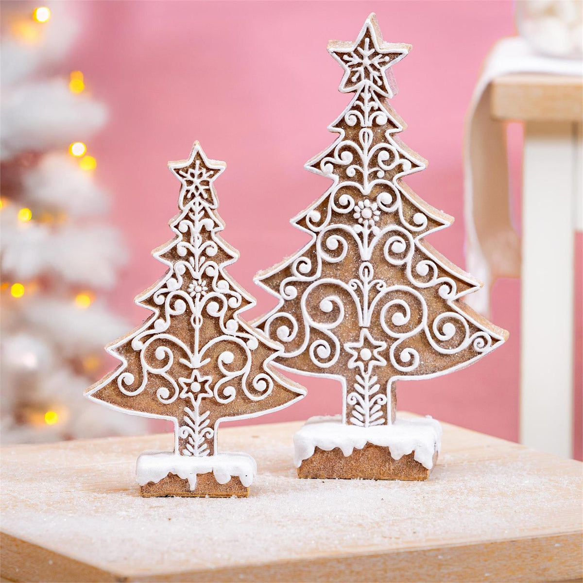 Gingerbread Tree Table Decor