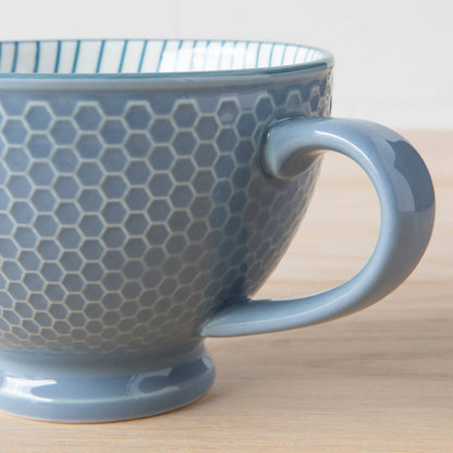 Slate Blue Latte Mug