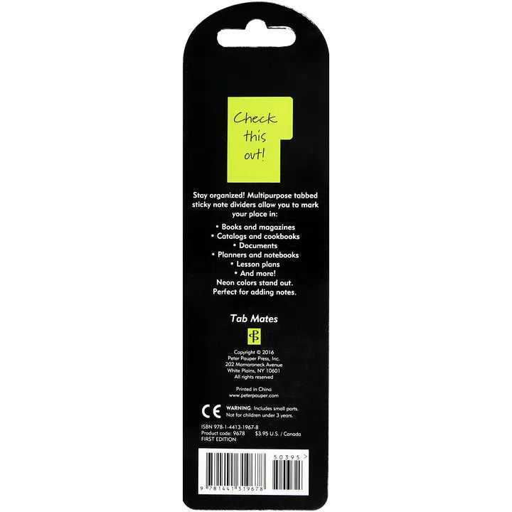 Tab Mates Sticky Notes - Set of 120