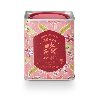 Guava Ginger Tin Candle