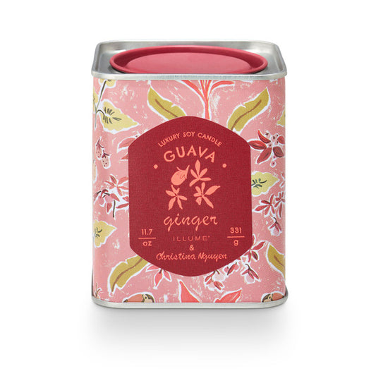 Guava Ginger Tin Candle