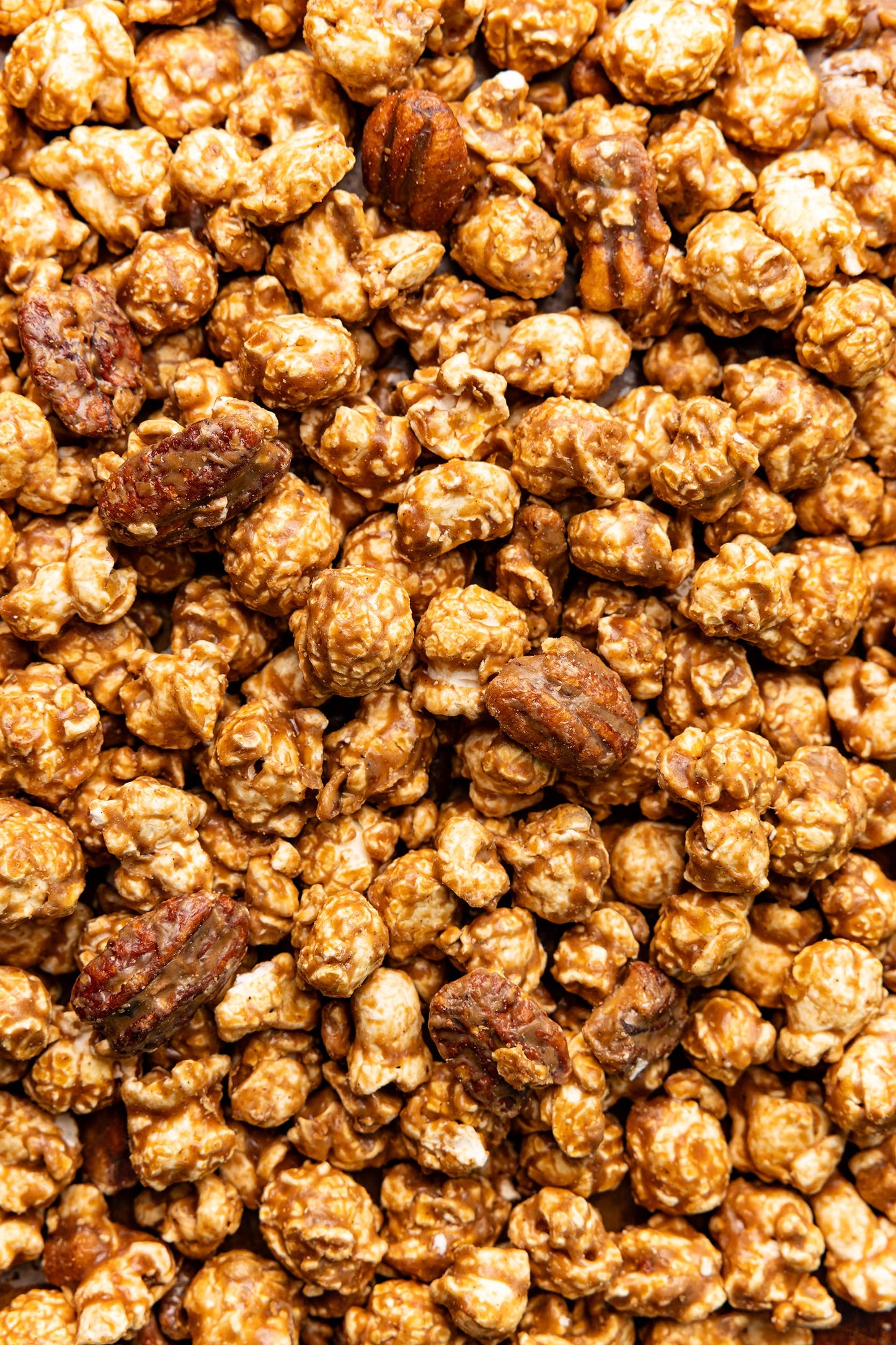 Cinnamon Bourbon Pecan Popcorn