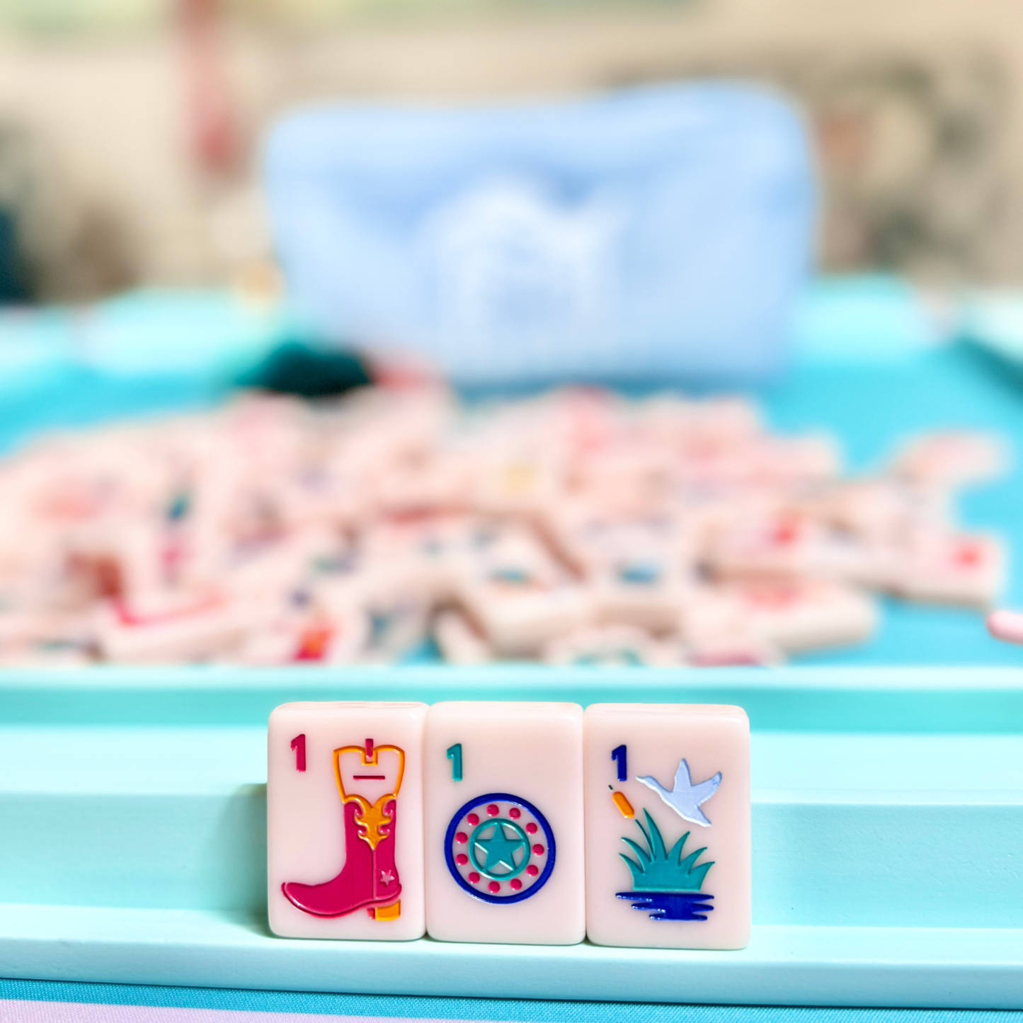 THE TEXAS SERIES - American Mahjong with Lone Star Flair Mahjong Tiles