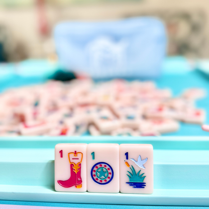 THE TEXAS SERIES - American Mahjong with Lone Star Flair Mahjong Tiles