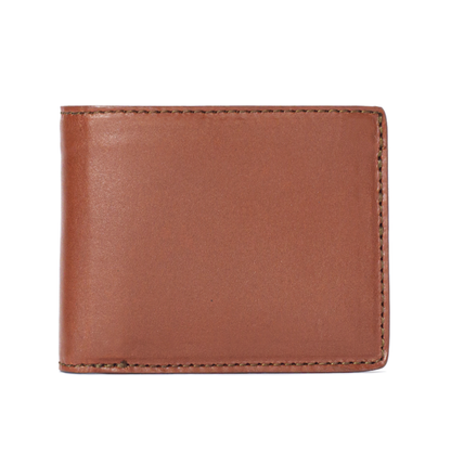 Leather Bifold Wallet - Chestnut