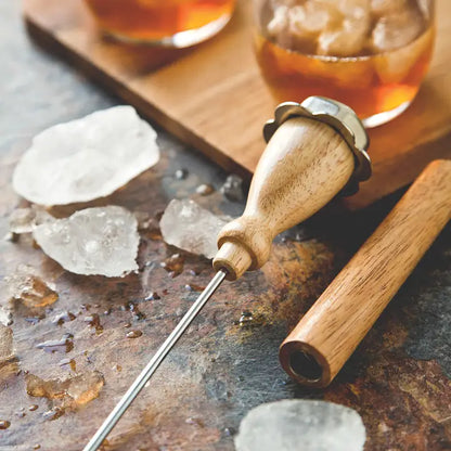 Ice Pick with Wood Handle and Cover