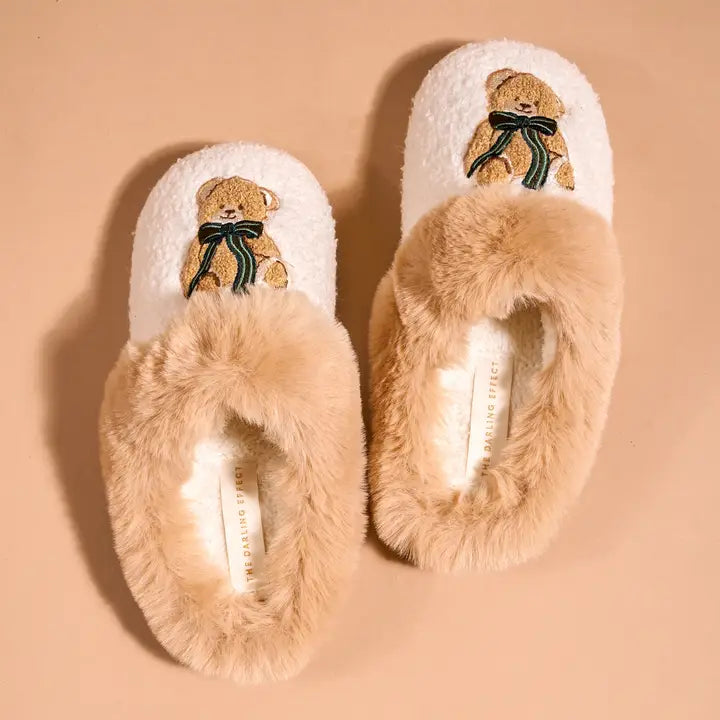 Dreamy Daze Slippers-Teddy Bear Theo