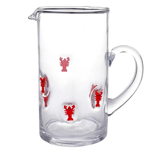 Icon Glass Pitcher - Lobster