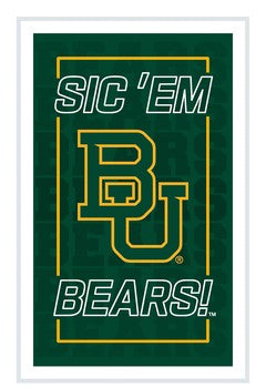 NeoLite Wall Decor, Rectangle, College, Baylor University