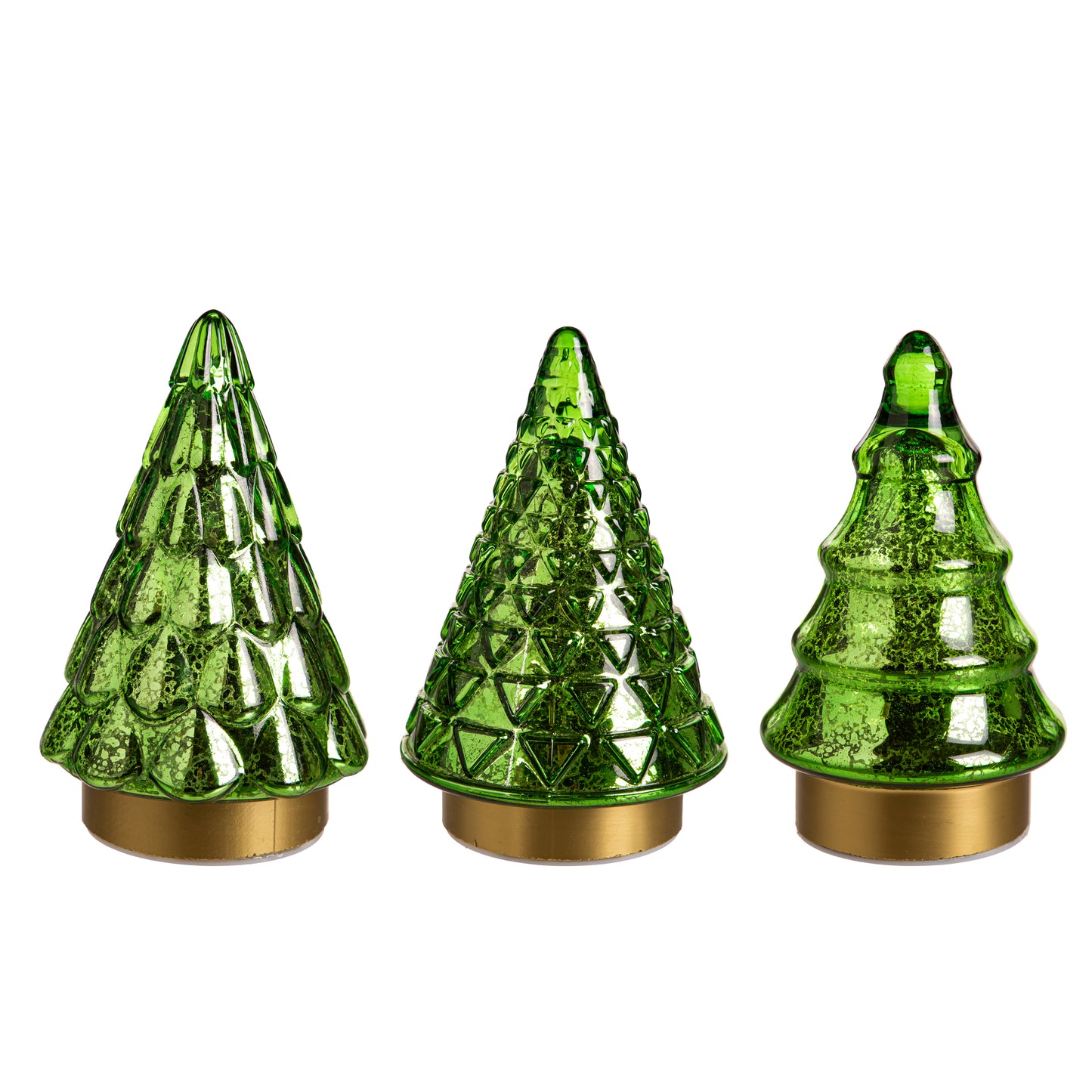 LED Glass Holiday Christmas Tree  - 6.5"