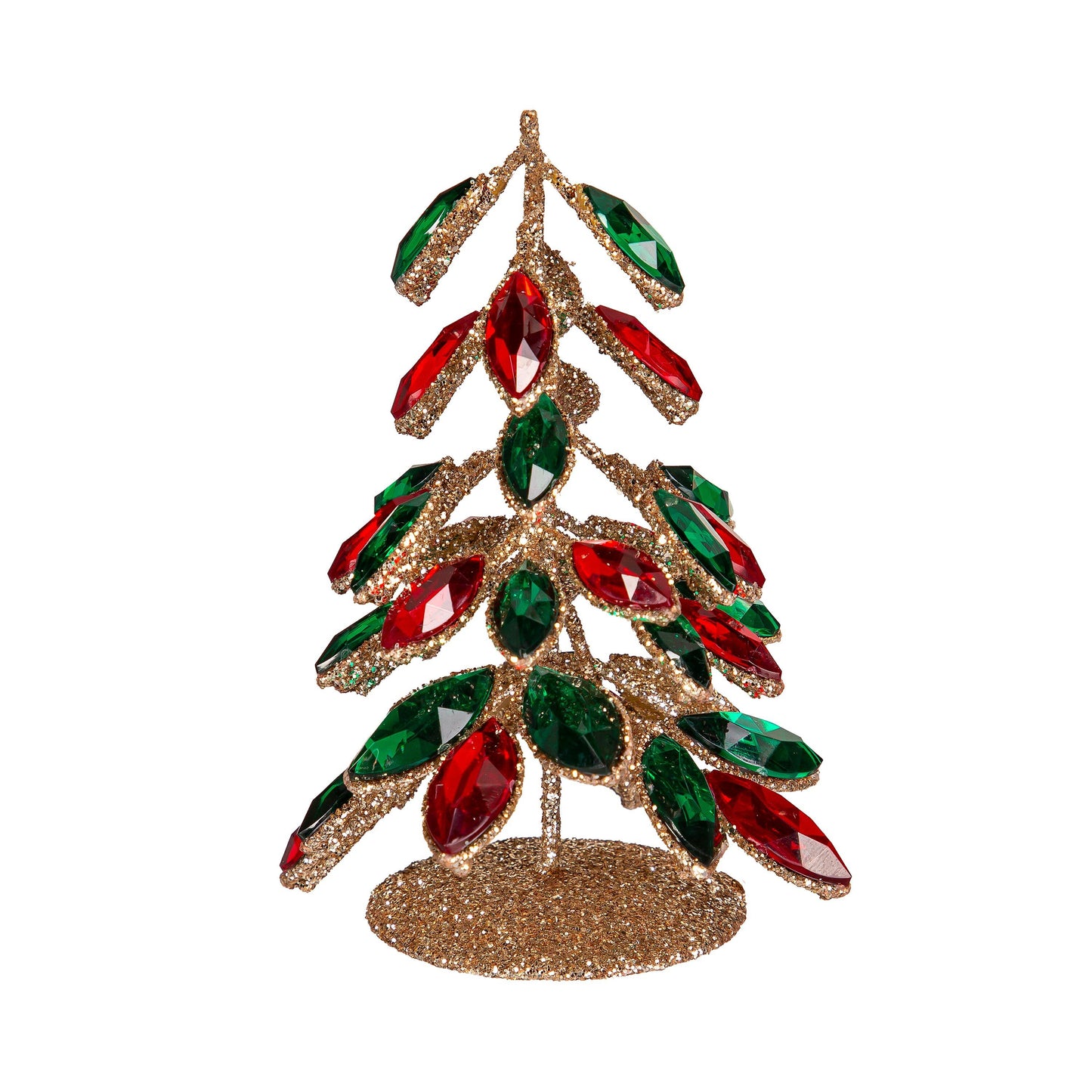 LED Holiday Metal Christmas Tree with Gems