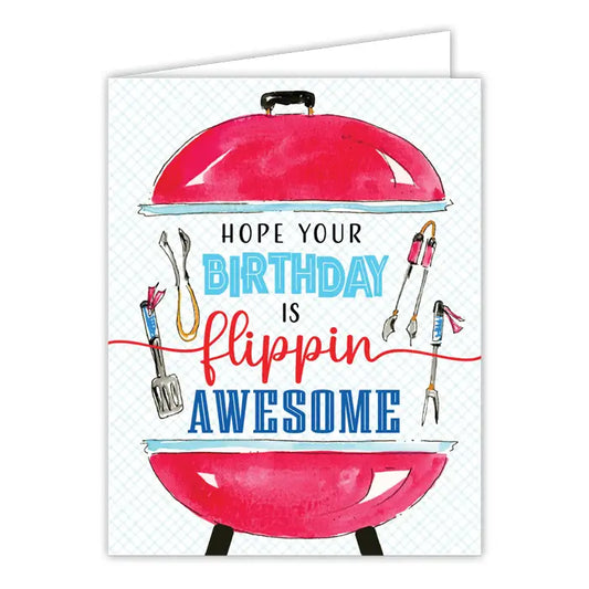 Hope Your Birthday Is Flippin Awesome Greeting Card