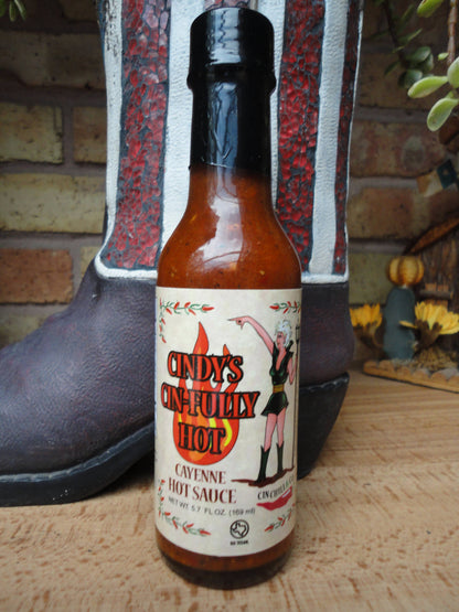 Cindy's Cin Fully Hot Cayenne Hot Sauce