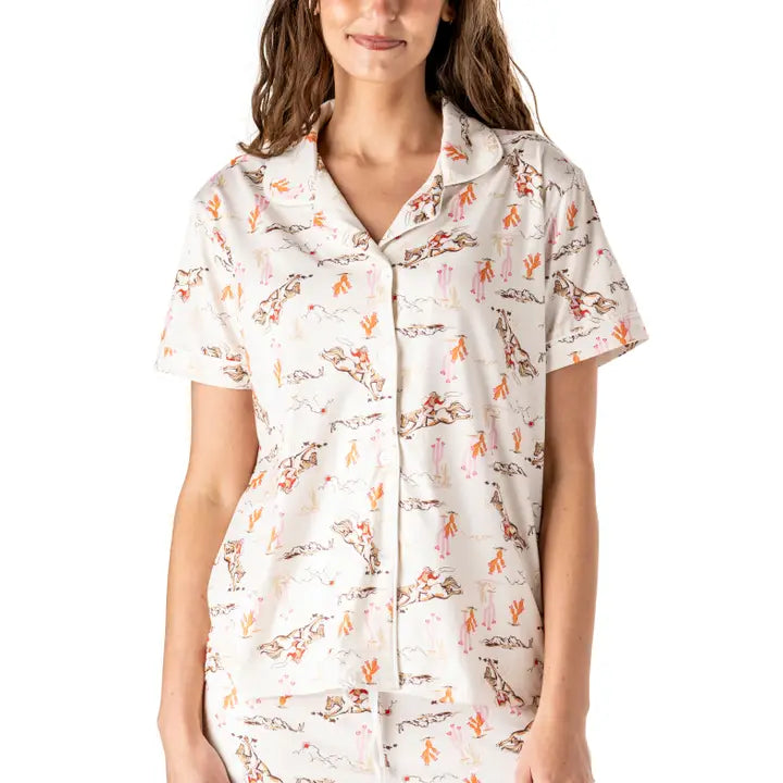 Hello Mello Hold Your Horses PJ Shirt