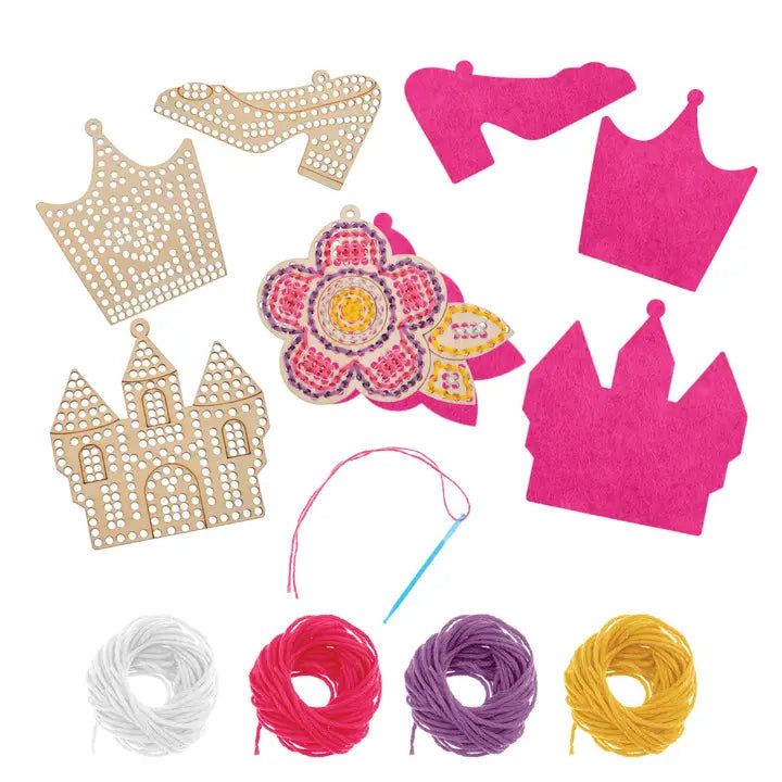 Wood Lacing Cards: Princess