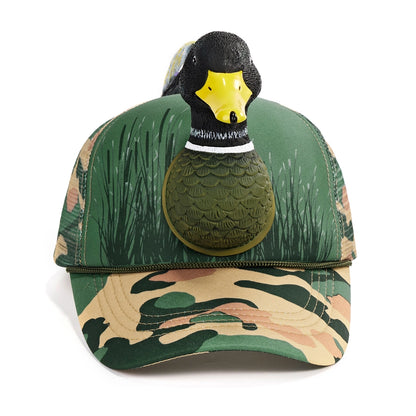 Mallard Duck | Camo Trucker Hat Mesh Cap