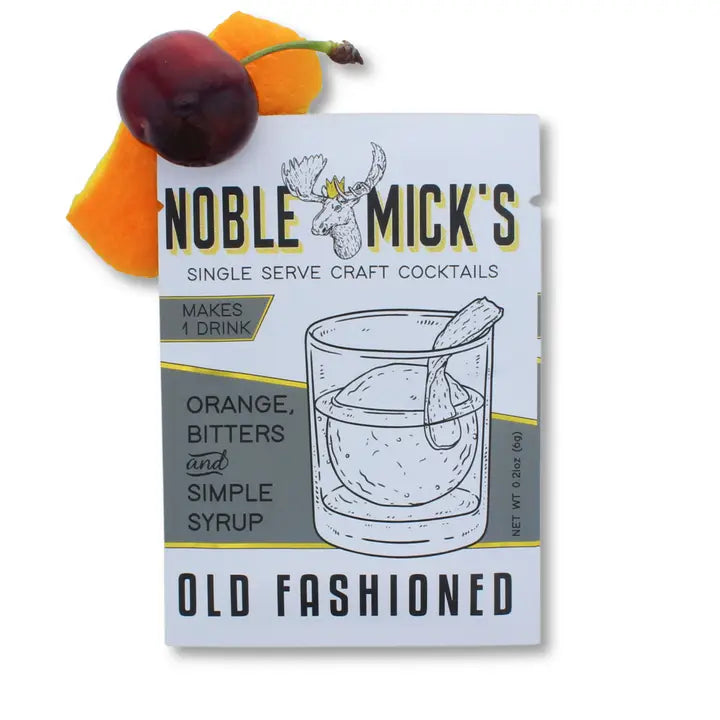 Noble Mick's Single Serve Craft Cocktail Mix - Old Fashioned