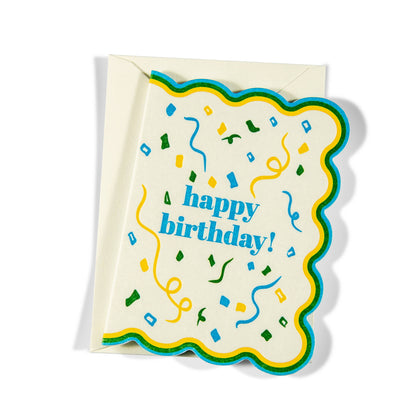 Mini Confetti Birthday Card