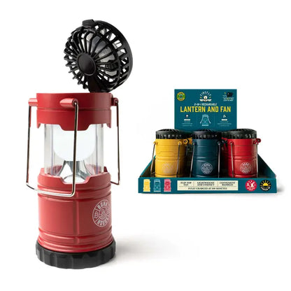 Bunk House Firefly Rechargeable Lantern Light with Fan