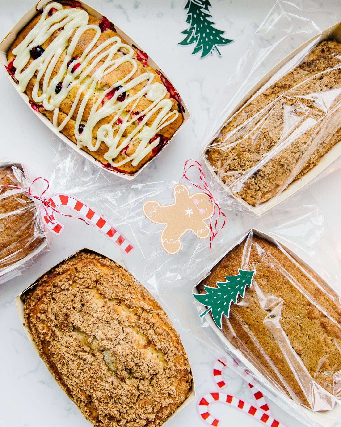 Christmas Plaid Loaf Pan Set