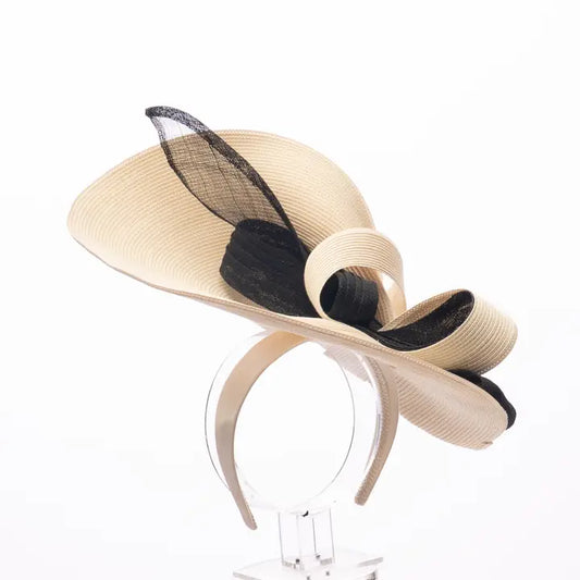 Fascinator With Sinamay Bow And Headband