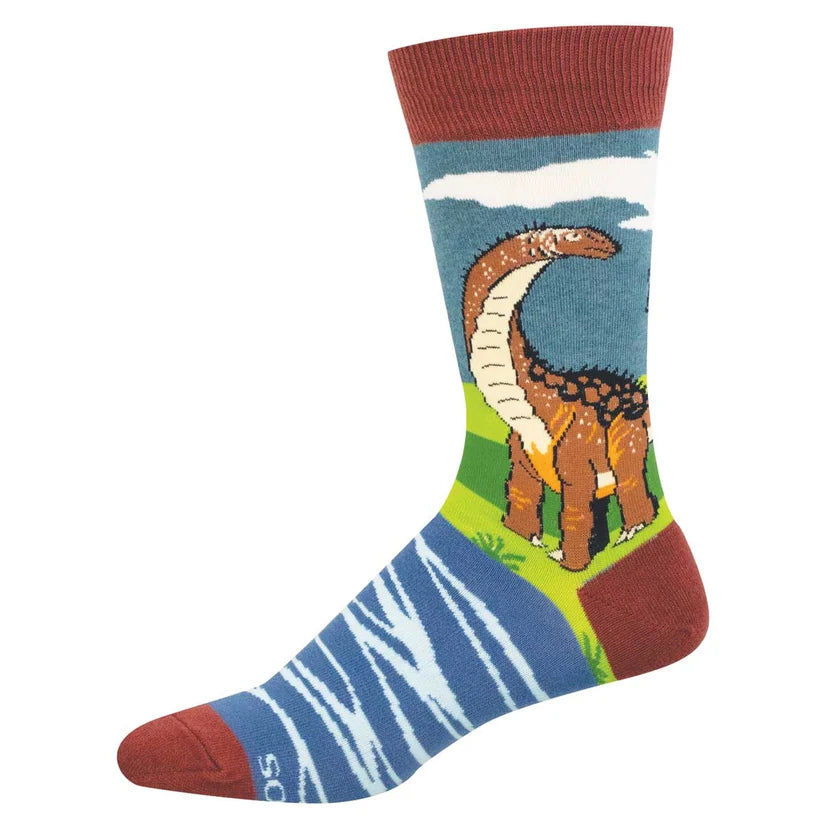 Brontosaurus Crew Socks