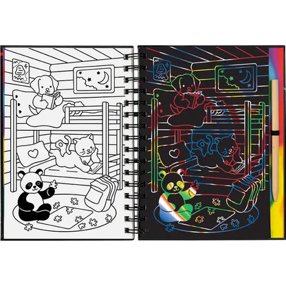 Scratch & Sketch Cozy Animals Activity Book