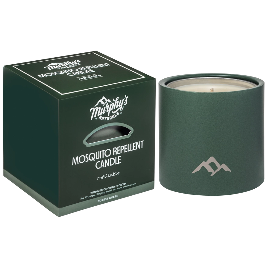 Murphy's Naturals Forest Green Refillable Mosquito Repellent Candle