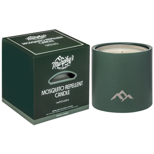 Murphy's Naturals Forest Green Refillable Mosquito Repellent Candle