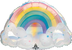 Iridescent Magical Rainbow Balloon-28"