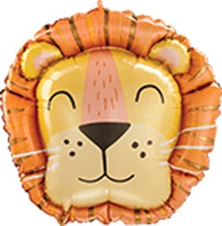 Get Wild Lion Head Balloon-28"