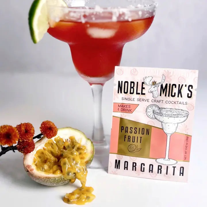 Noble Mick's Single Serve Craft Cocktail Mix - Passion Fruit Margarita