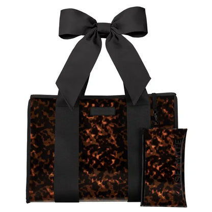 Tortoiseshell Bow Jelly Tote Bag