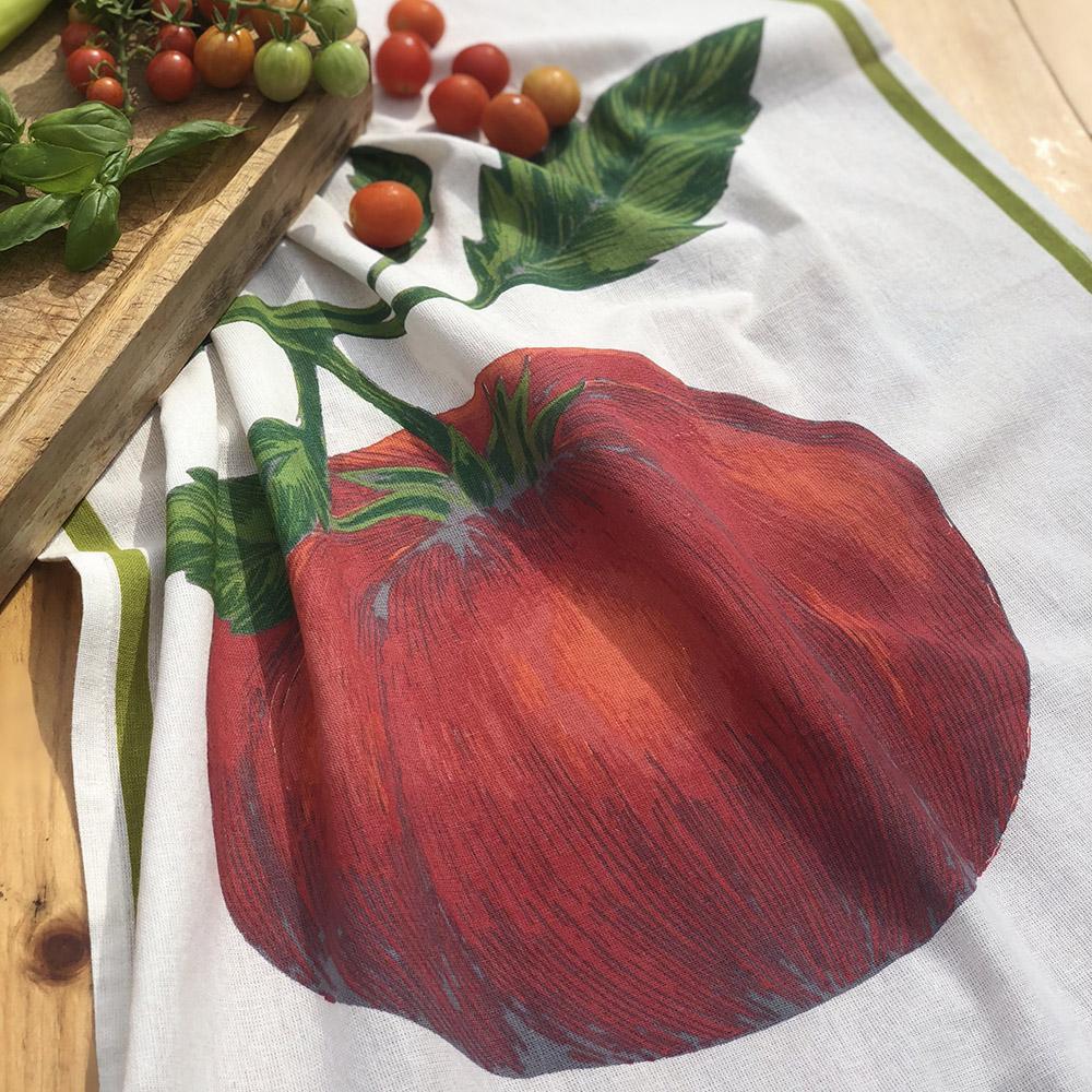 Tomato Flour Sack Kitchen Towel - Set of 2