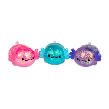 Scrunchems Mini Sugar Axolotls Squishy - Set of 3