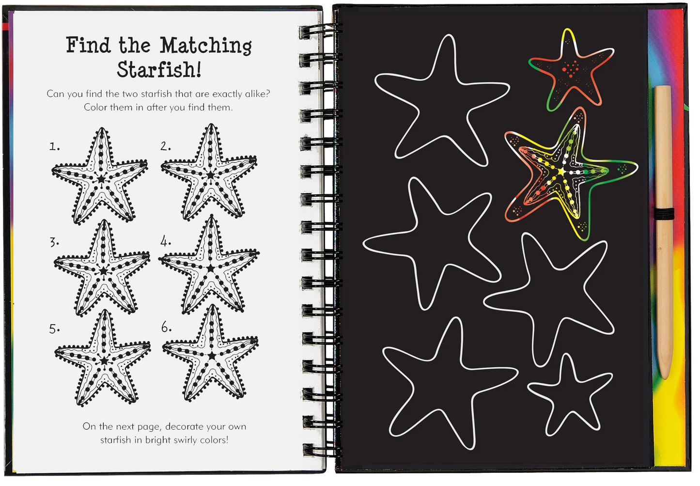 Games and Puzzles: Ocean World Scratch and Sketch